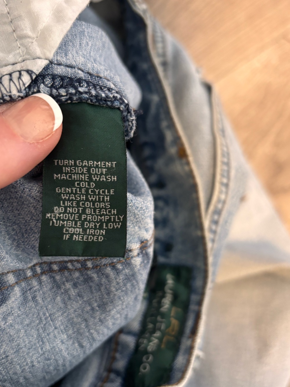 Vintage Ralph Lauren Jeans Size 10 | Classic Straight Light Wash Denim - Picture 10 of 10